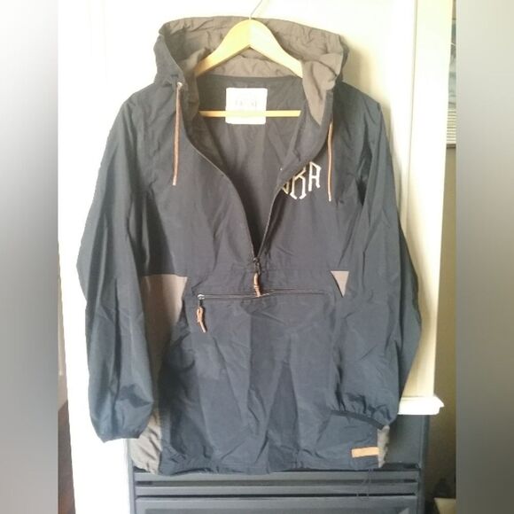 MARLEYLILLY Monogrammed Pullover Rain Jacket Women's Size Medium - Picture 6 of 9